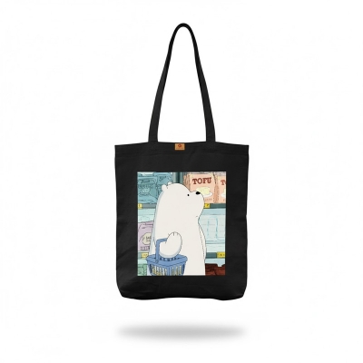 Picture of SamiaCrafts Heavy-Duty Canvas Tote Bag with Zipper for Women – Ideal for College, University, Shopping & Gym