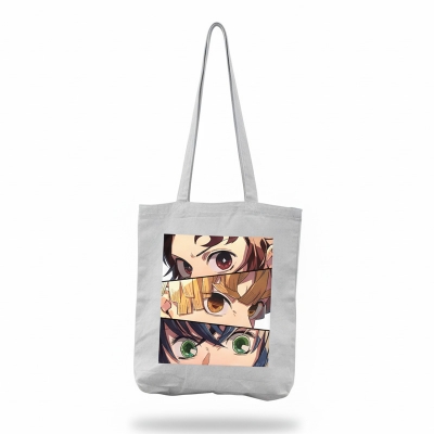 Picture of Samia Craft Classic Canvas Fabric Zipper Tote Bag for Women – Perfect for College, School, Work, & Gym