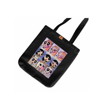 Picture of Samia Craft  Fashion Innovator Premium Quality Cotton Canvas Tote Bag For Women's With Zipper for School College University Fashionable  Modern Student