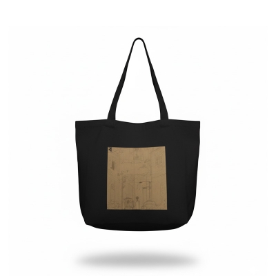 Picture of Cotton Hand and Shoulder Bag For Women's With Zipper