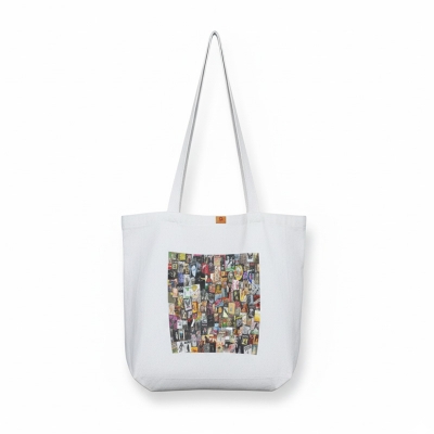 Picture of Canvas Bag For Women'S With Zipper - Tote Bag