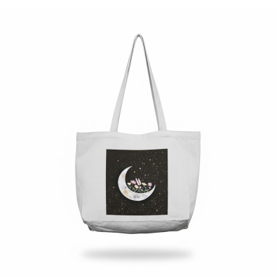 Picture of SamiaCrafts Tote Bag For Women'S With Zipper - Tote Bag