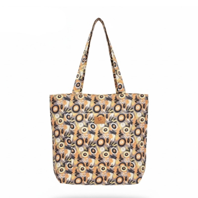 Picture of Stylish Hand Painted Abstract Design Top Handle Bags