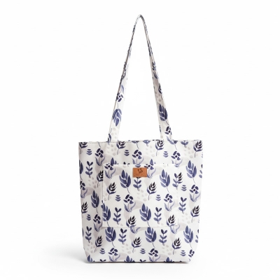 Picture of Watercolor Black Floral Printed Elegant Bag for Women and Girls: Discover Stylish Top Handle Bags Trends