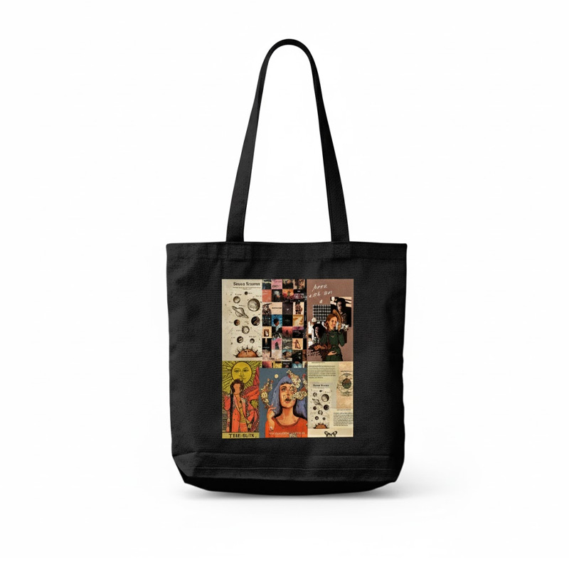 Picture of Samia Craft Friendly Elegance Cotton Canvas Tote in Vivid Hues