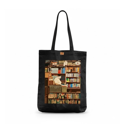 Picture of Samia Craft Colorful Canvas Carryall Trendy Tote bag with Digital Flair