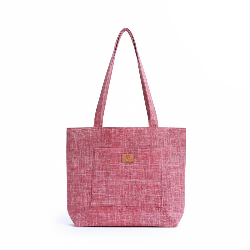 Picture of Samia Craft Designer Eco-Friendly Canvas Tote Bag with Outside Pocket & Zipper – Perfect for College and University Girls