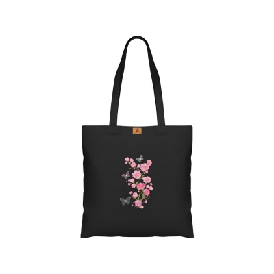 Picture of SamiaCraft Cotton Canvas Tote Bag with Zipper for Women & Students University, College Fashion - Everyday Daily Use