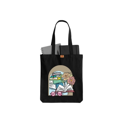 Picture of SamiaCraft Cotton Canvas Tote Bag with Zipper for Women & Students University, College Fashion - Everyday Daily Use