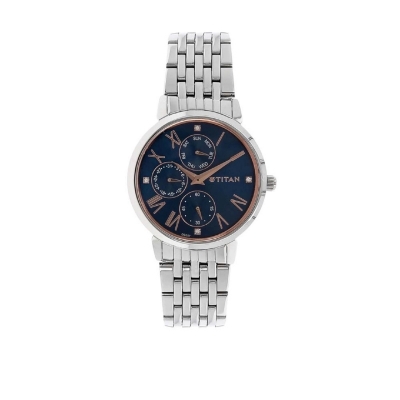 Picture of Titan 2569Sm01 Workwear Blue Dial Ladies Watch