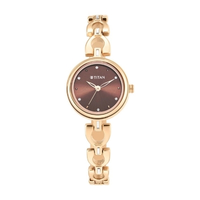 Picture of Titan 2601Wm04 Lagan Brown Dial Ladies Watch