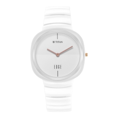 Picture of Titan 1841Qc03 Analog White Dial Men'S Watch