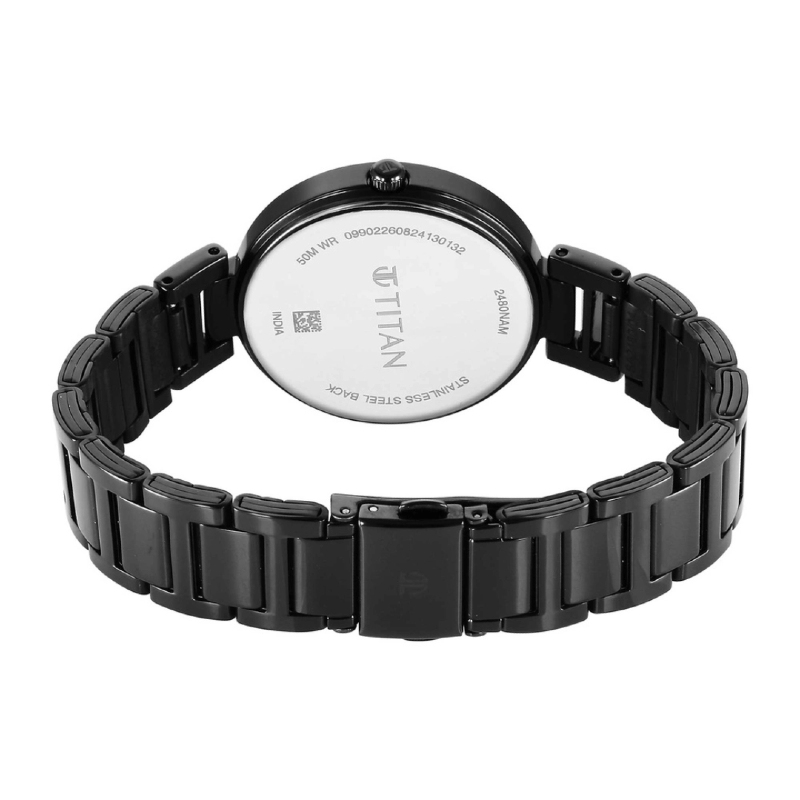 Picture of Titan 2480Nm02 Women Brass Round Shape Watches