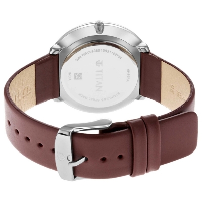 Picture of Titan 1849Sl03 Minimals Watch With Blue Dial & Analog With Date Function