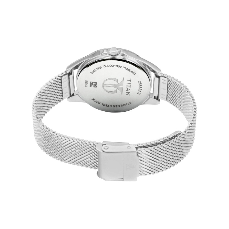 Picture of Titan 2565Sm02 Sparkle Blue Dial Analog Watch For Women