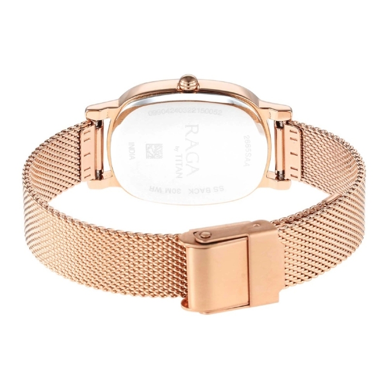 Picture of Titan 2665Wm01 Raga Viva Brown Dial Analog Stainless Steel Strap Watch