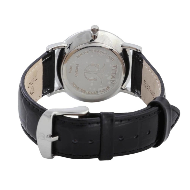 Picture of Titan 9162Sl04 Classic White Dial Analog Watch For Men