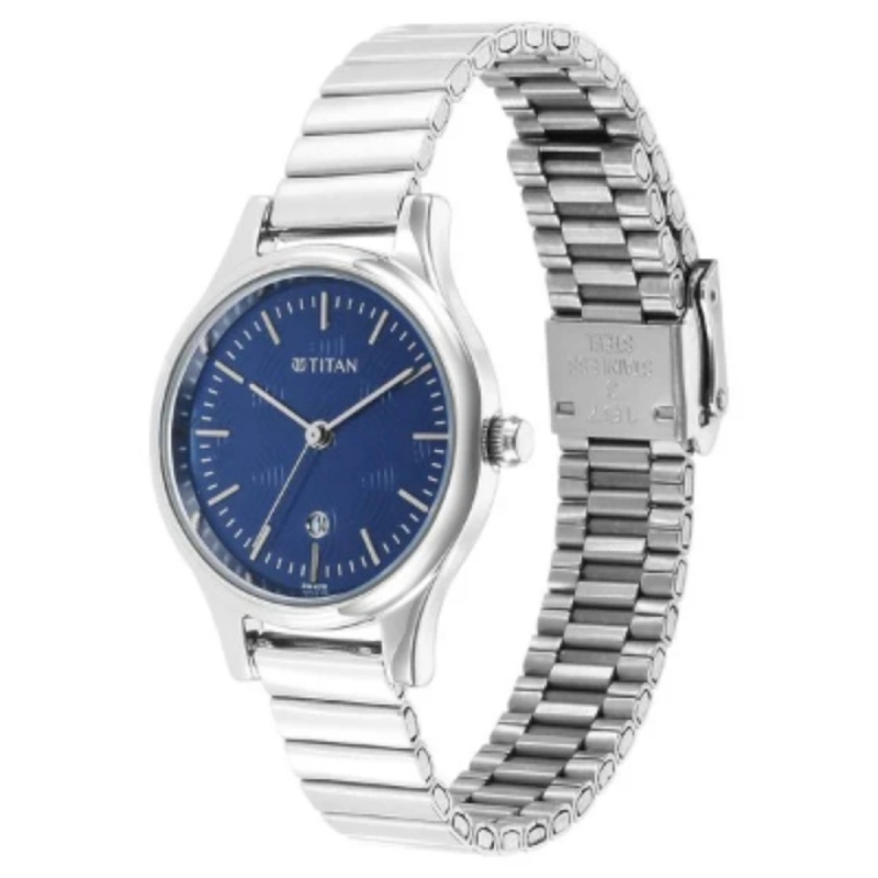 Picture of Titan N Karishm Karishma Blue Dial Metal Strap Watch For Women (2679Sm01)