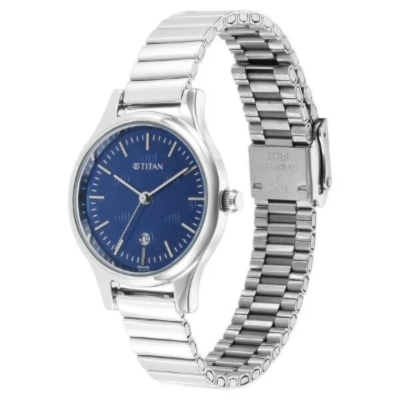 Picture of Titan N Karishm Karishma Blue Dial Metal Strap Watch For Women (2679Sm01)
