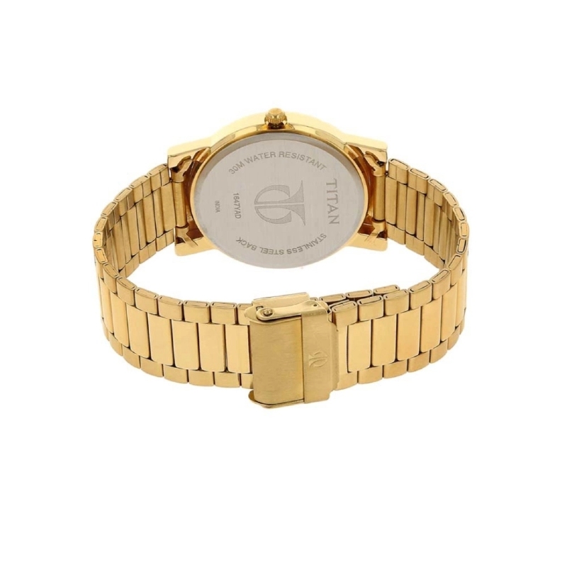 Picture of Titan 1647Ym01 Quartz Analog Silver Dial Stainless Steel Strap Watch For Men