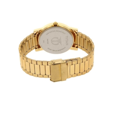 Picture of Titan 1647Ym01 Quartz Analog Silver Dial Stainless Steel Strap Watch For Men