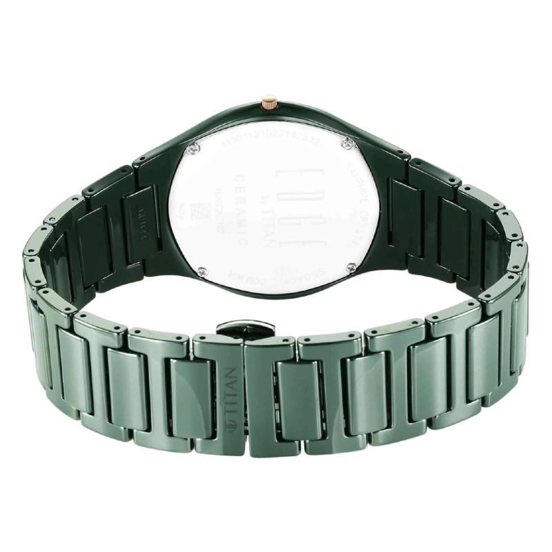 Picture of Titan 1696Kc10 Regalia Ceramics Quartz Analog Green Dial Green Color Ceramic