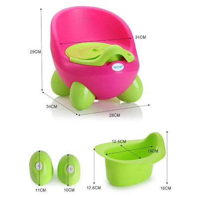 Picture of Tortoise Shape Baby Potty Color Random