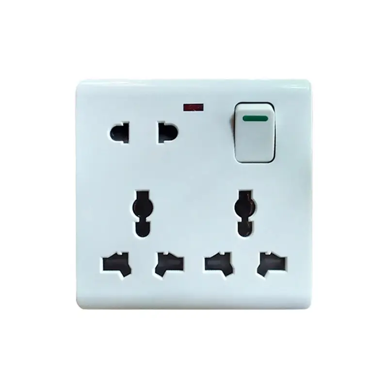 Picture of Multi Function Universal Wall Switch Socket - 8 Pin Universal Socket- Only Socket