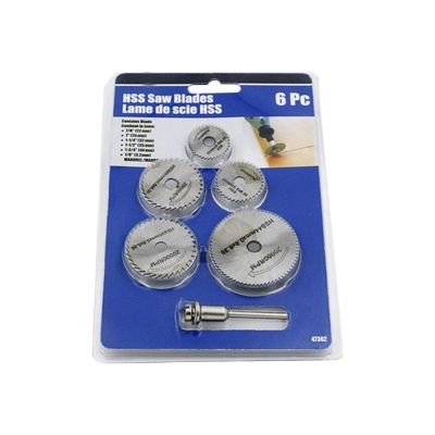 Picture of Mini Saw Cutting Disc - 6 Piece Set HSS Tools - Precision Cutting for Various Materials - Perfect for DIY Projects and Crafting - Durable and Reliable