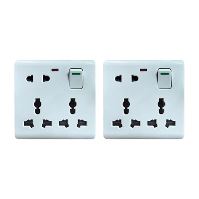 Picture of 2 Piece Multi Function Universal Wall Socket - 8 Pin Socket- Only Socket