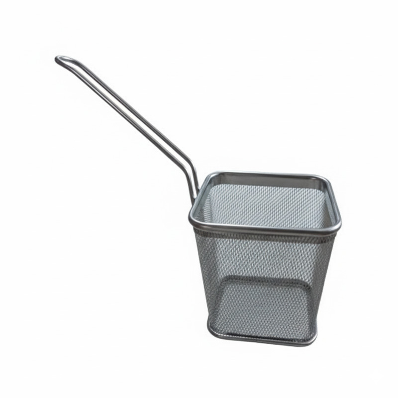 Picture of Square Shaped Stainless Steel Greeling & Cooking Strainer For Kitchen Big Size - BB-8096