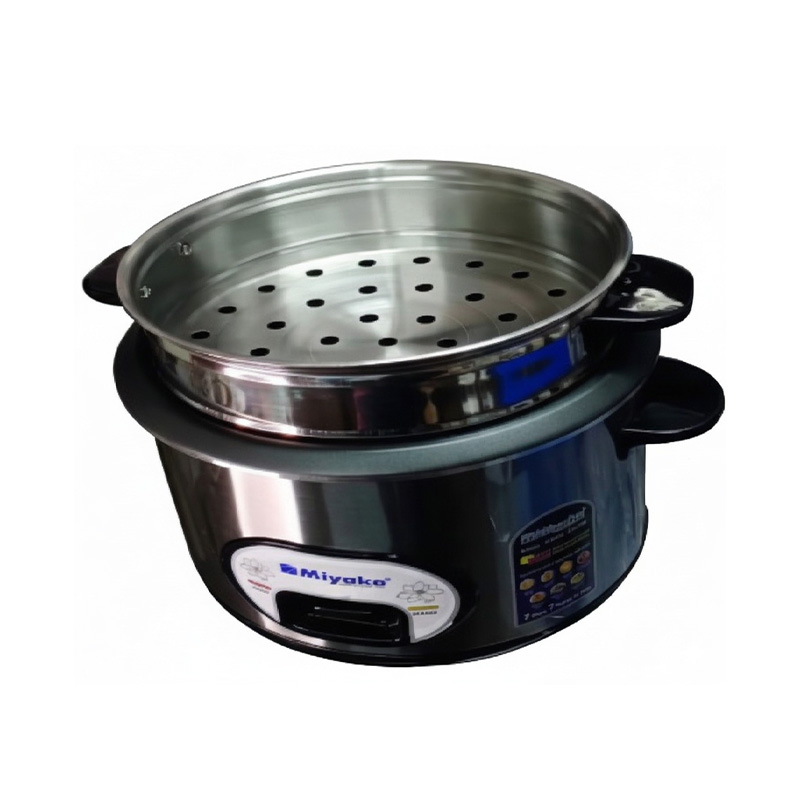 Picture of Miyako Double Pot Rice Cooker, (ASL-1180-KND - SS)-1.8 Ltr - BB-9591