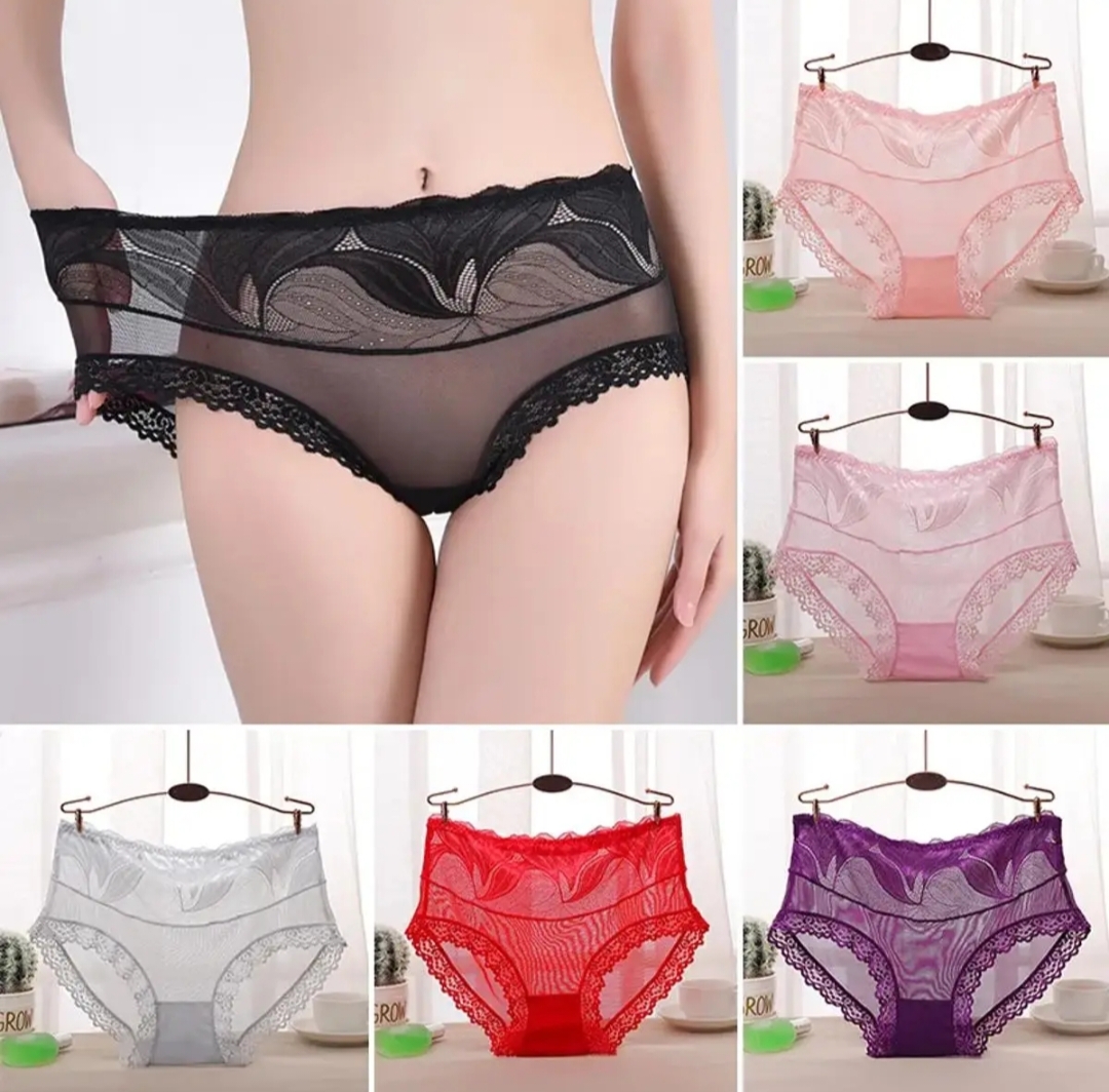 Picture of Women Imported Brief Seamless Lace Comfortable Underwear Panty(One Piece)