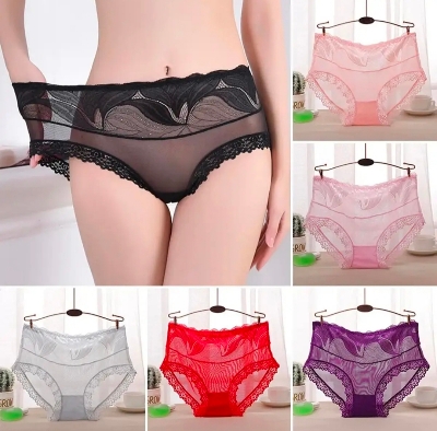 Picture of Women Imported Brief Seamless Lace Comfortable Underwear Panty(One Piece)
