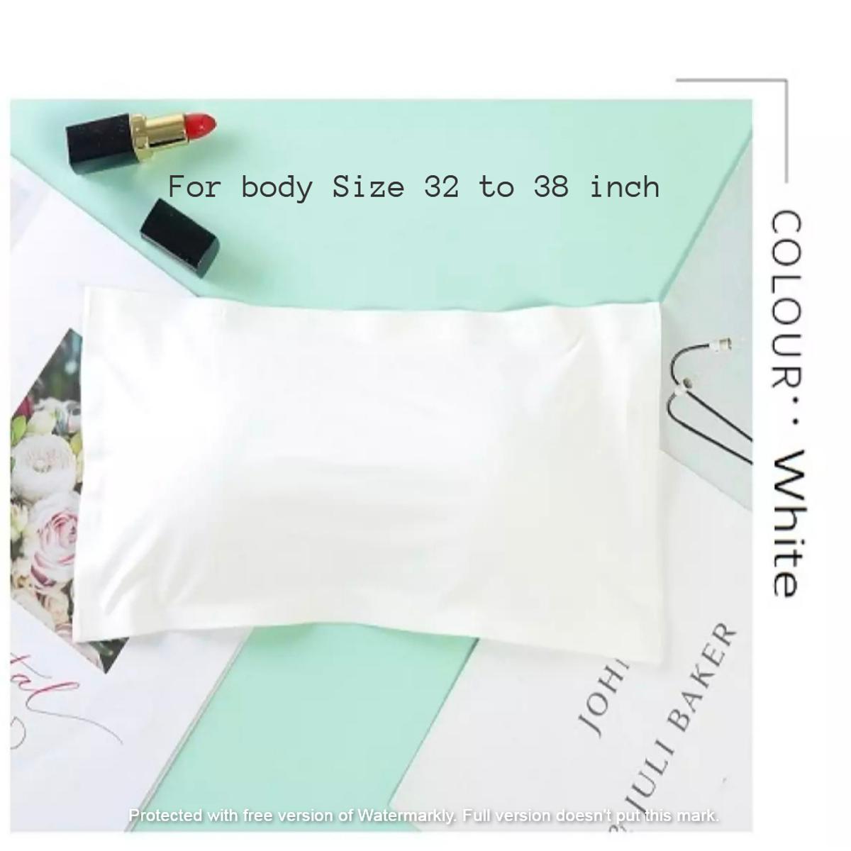 Picture of Strapless padded tube silk foam bra for women - One Piece