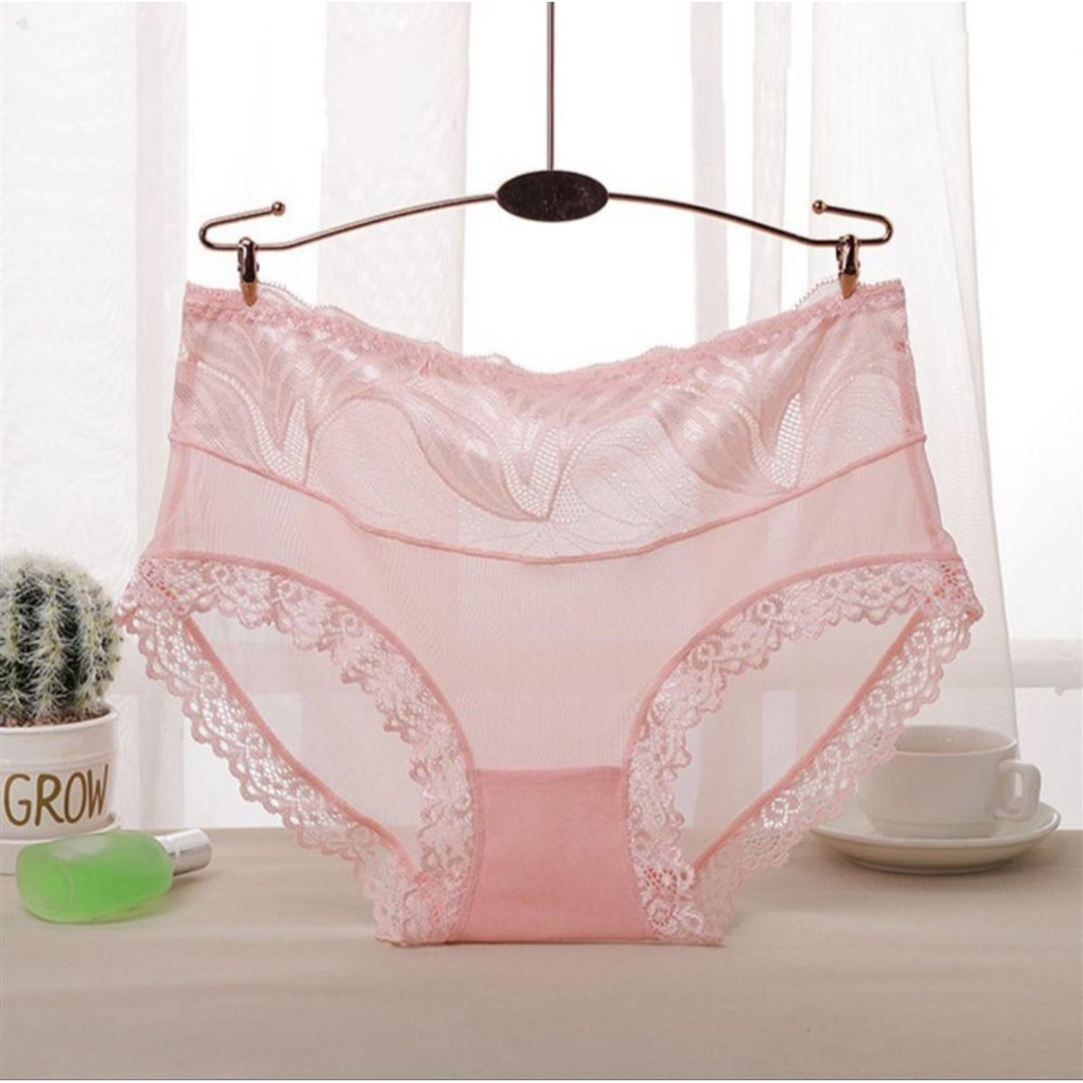 Picture of Imported Lace Comfortable Underwear Net Panty for Women(One Piece)
