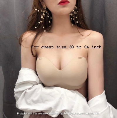 Picture of beautiful Women back wrap free Size adjustable bra