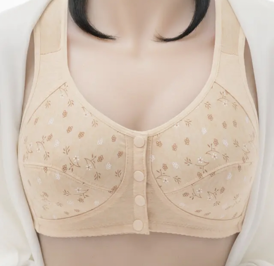 Picture of Imported Printed Front Button Soft Cotton Lingerie sets Bra For New Born Baby Feeding(One Piece)