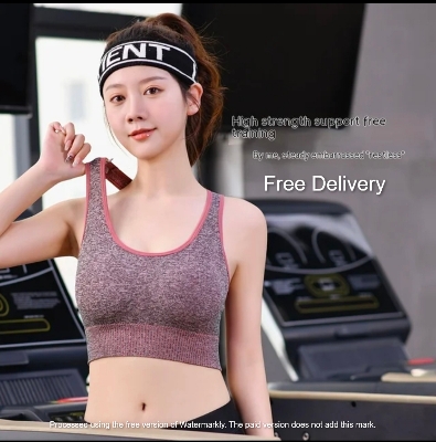 Picture of Imported Premium soft comfortable and breathable ladies underwear fashion seamless sports yoga padded bra for Women - One Piece Bra