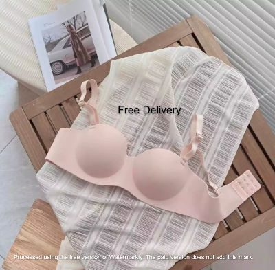 Picture of Imported Women Solid Seamless Underwear Adjustable Push Up Fashion Female Breathable Lingerie Bra for Women