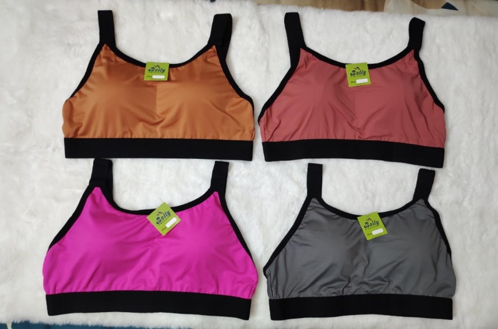 Picture of 1 Piece Sports bra breathable gathered bra running bra beautiful back bra seamless bra padded bra for Women