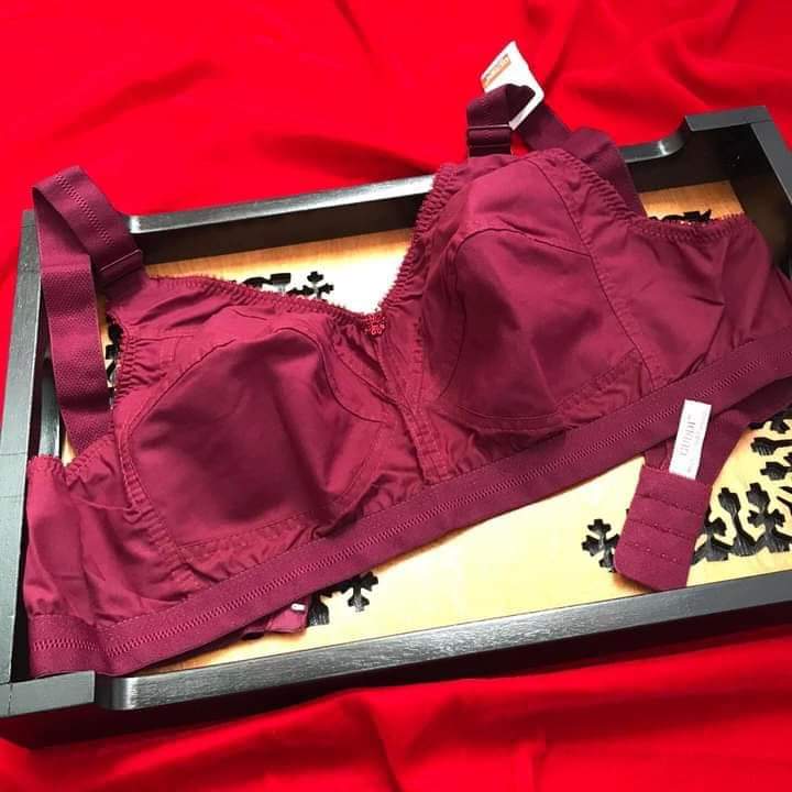 Picture of Imported comfortable Indian Guddi Bra Cotton Big Belt Full Coverage Bra for Women regular use bra for women