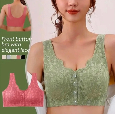 Picture of Imported Front Button maternity bra for new born baby feeding bra and regular use bra for women (one piece)