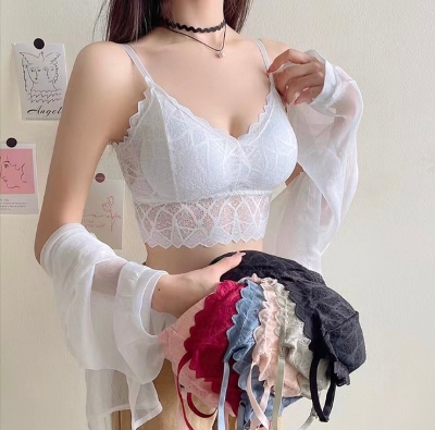 Picture of 1 Piece Imported New Stylish Comfortable Lace Padded Bra for Women