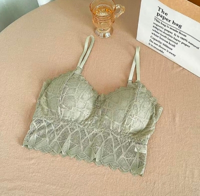 Picture of 1 Piece Imported New Stylish Comfortable Lace Padded Bra for Women