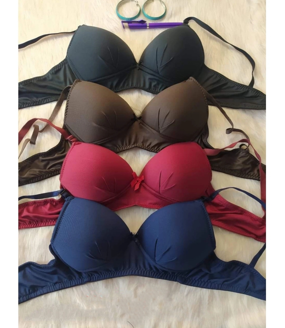 Picture of 3 Piece Premium Push Up Adjustable strap bra Foam bra comfortable bra stylish bra for Women