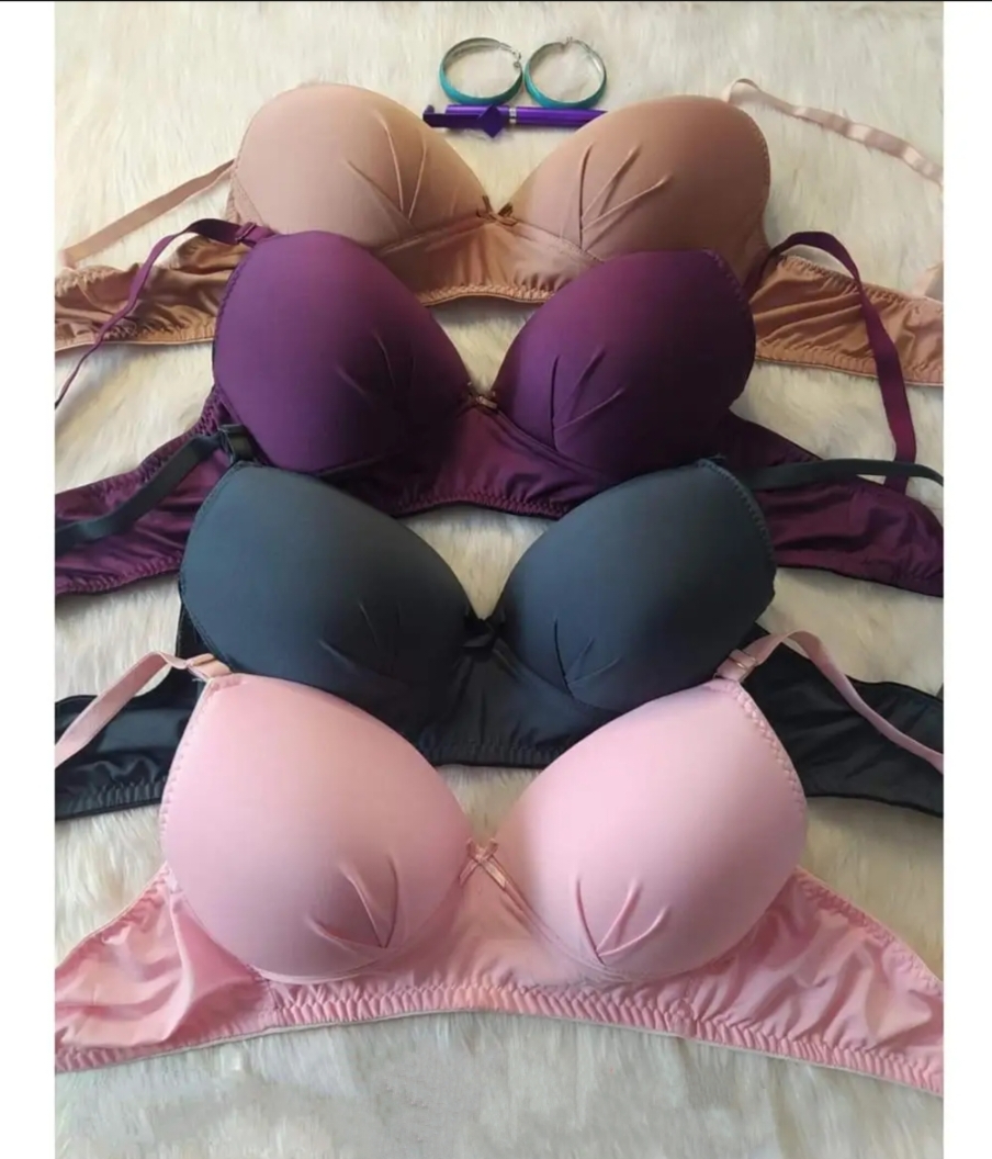 Picture of 3 Piece Premium Push Up Adjustable strap bra Foam bra comfortable bra stylish bra for Women