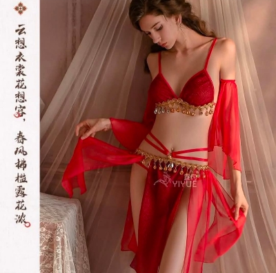 Picture of Imported Honeymoon Sexy Women Night Dress Arabian Nighty for  Female Nightwear