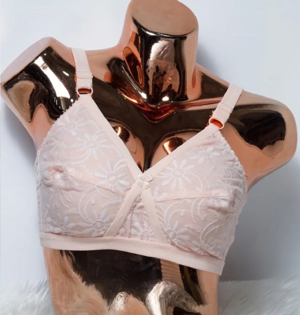 Picture of Imported comfortable Indian Like Me Comfort Bra Cotton Big Belt Full Coverage Bra for Women regular use bra for women