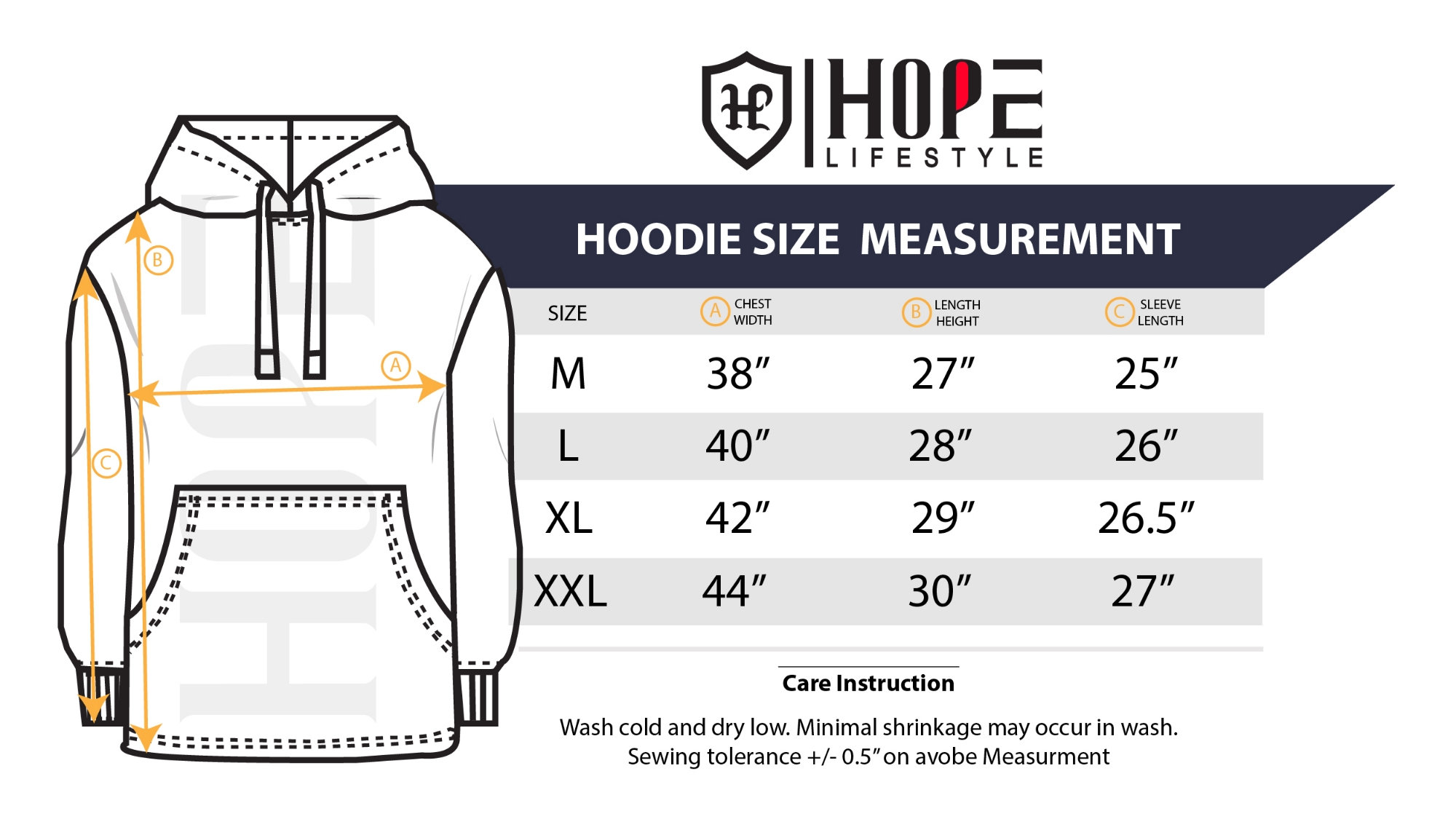 Picture of Hope Lifestyle Winter Hoodie